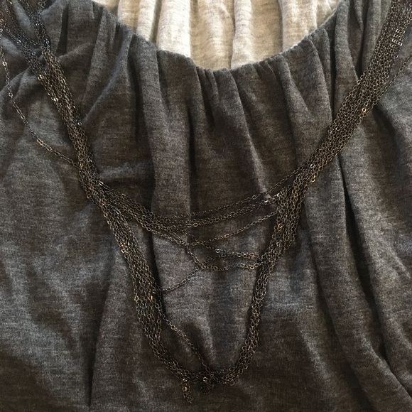 Miss Me Dark Gray Top Size-Small - Picture 4 of 6